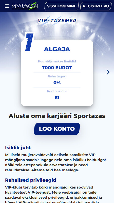 Sportaza VIP proram